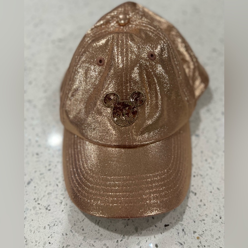 Disney world rose gold hat